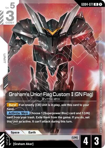 Graham's Union Flag Custom II (GN Flag) (Phantom Aria) Near Mint Holofoil