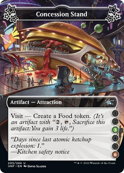 Concession Stand (3-6) (Unfinity) Near Mint - Nick Nack's Full Frontal Attack