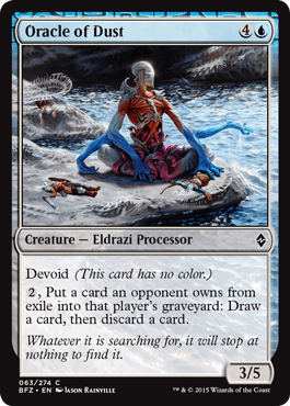 Oracle of Dust (Battle for Zendikar) Near Mint - Nick Nack's Full Frontal Attack