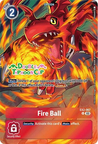 Fire Ball (Bonus Pack) (Starter Deck 17: Double Typhoon Advanced Deck Set Pre-Release Cards) Near Mint Foil