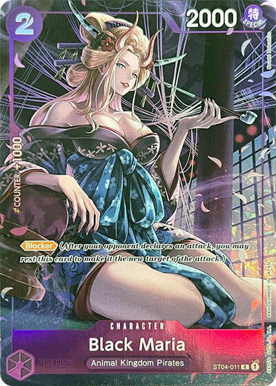 Black Maria (Premium Card Collection -BANDAI CARD GAMES Fest. 23-24 Edition-) (One Piece Promotion Cards) Near Mint Foil
