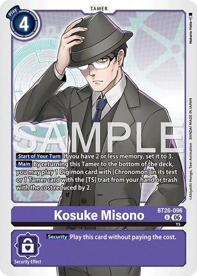 Kosuke Misono (Timeless Bonds) Near Mint