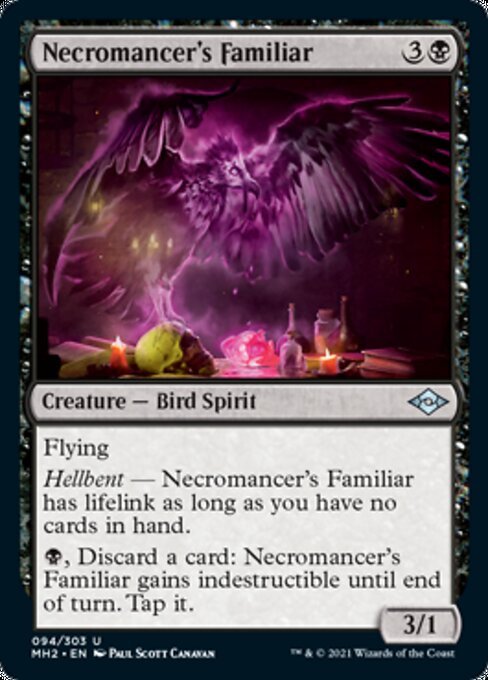 Necromancer's Familiar (Modern Horizons 2) Near Mint - Nick Nack's Full Frontal Attack
