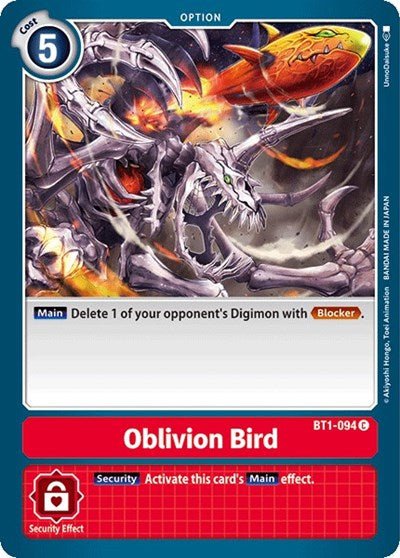Oblivion Bird (Release Special Booster) Near Mint - Nick Nack's Full Frontal Attack
