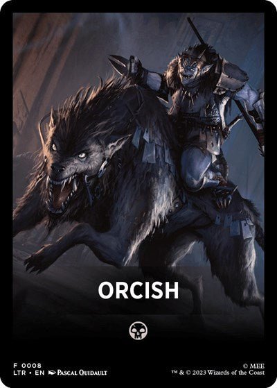 Orcish Theme Card (Universes Beyond: The Lord of the Rings: Tales of Middle - earth) Near Mint - Nick Nack's Full Frontal Attack