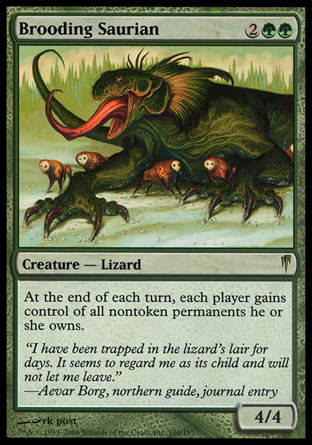 Brooding Saurian (Coldsnap) Light Play