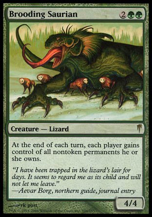 Brooding Saurian (Coldsnap) Light Play - Nick Nack's Full Frontal Attack