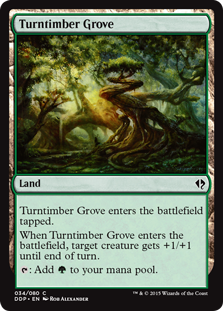 Turntimber Grove (Duel Decks: Zendikar vs Eldrazi) Near Mint