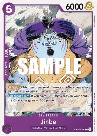 Jinbe (Awakening of the New Era) Near Mint - Nick Nack's Full Frontal Attack