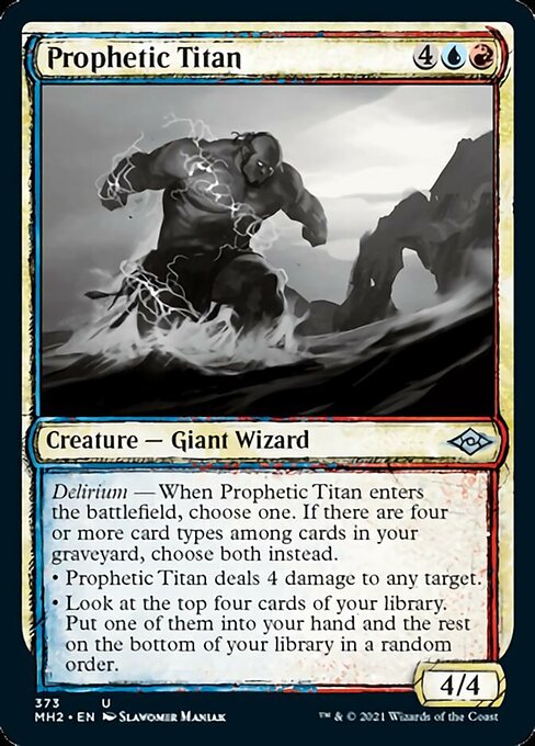Prophetic Titan (Showcase) (Modern Horizons 2) Near Mint