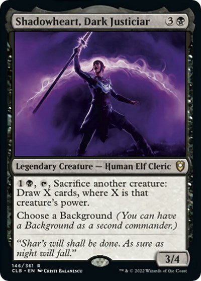 Shadowheart, Dark Justiciar (Commander Legends: Battle for Baldur's Gate) Near Mint Foil - Nick Nack's Full Frontal Attack