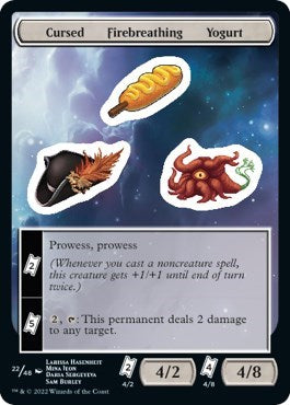 Cursed Firebreathing Yogurt (Unfinity) Near Mint