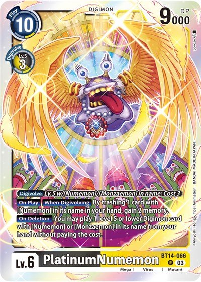 PlatinumNumemon (Blast Ace) Near Mint - Nick Nack's Full Frontal Attack