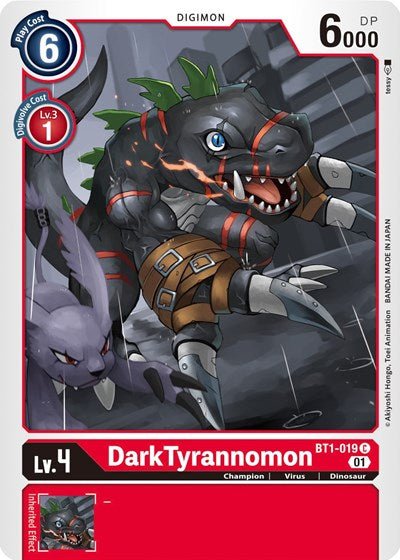 DarkTyrannomon BT1 - 019 (Alternate Art) (Starter Deck 07: Gallantmon) Near Mint - Nick Nack's Full Frontal Attack