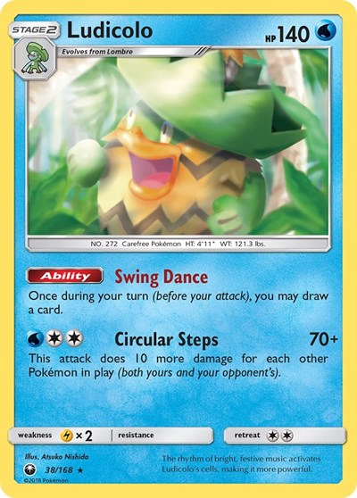 Ludicolo (SM - Celestial Storm) Near Mint Holofoil