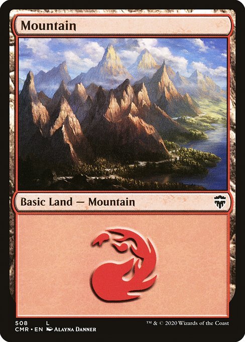 Mountain (Commander Legends) Near Mint - Nick Nack's Full Frontal Attack