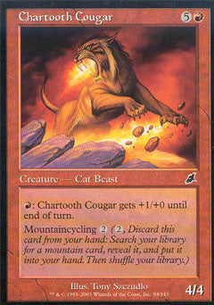 Chartooth Cougar (Scourge) Near Mint