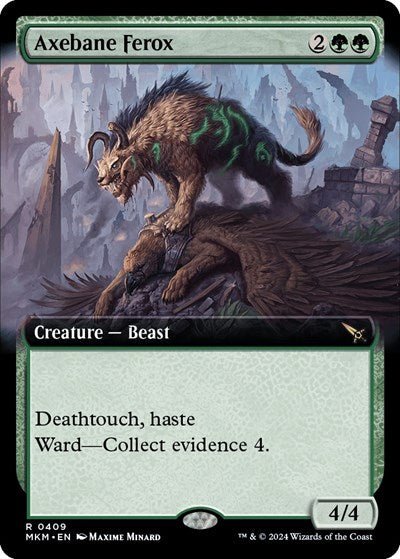 Axebane Ferox (Extended Art) (Murders at Karlov Manor) Near Mint - Nick Nack's Full Frontal Attack