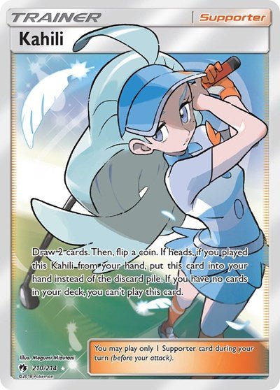 Kahili (Full Art) (SM - Lost Thunder) Near Mint Holofoil - Nick Nack's Full Frontal Attack