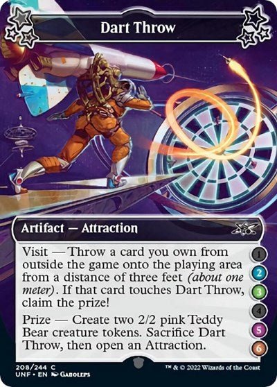 Dart Throw (2-3-5-6) (Unfinity) Near Mint - Nick Nack's Full Frontal Attack