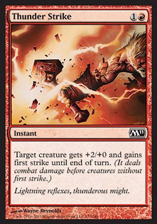 Thunder Strike (Magic 2011 Core Set) Near Mint - Nick Nack's Full Frontal Attack