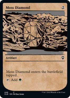 Moss Diamond (Showcase) (Commander Legends: Battle for Baldur's Gate) Near Mint - Nick Nack's Full Frontal Attack