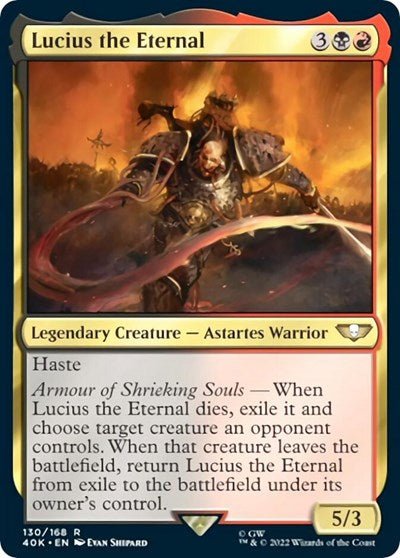 Lucius the Eternal (Universes Beyond: Warhammer 40K) Near Mint - Nick Nack's Full Frontal Attack