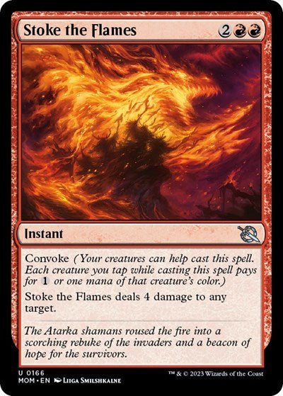 Stoke the Flames (March of the Machine) Near Mint - Nick Nack's Full Frontal Attack