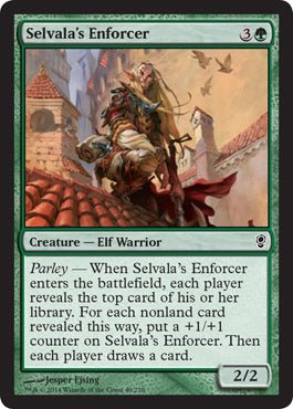 Selvala's Enforcer (Conspiracy) Near Mint - Nick Nack's Full Frontal Attack