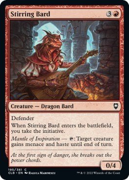 Stirring Bard (Commander Legends: Battle for Baldur's Gate) Near Mint - Nick Nack's Full Frontal Attack
