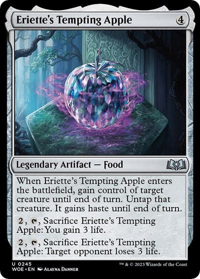 Eriette's Tempting Apple (Wilds of Eldraine) Near Mint - Nick Nack's Full Frontal Attack