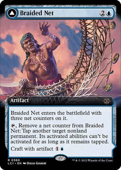 Braided Net (Extended Art) (The Lost Caverns of Ixalan) Near Mint - Nick Nack's Full Frontal Attack