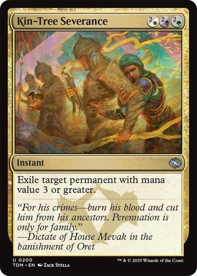 Kin-Tree Severance (Tarkir: Dragonstorm) Near Mint - Nick Nack's Full Frontal Attack