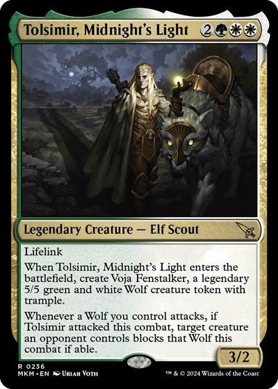 Tolsimir, Midnight's Light (Murders at Karlov Manor) Near Mint - Nick Nack's Full Frontal Attack