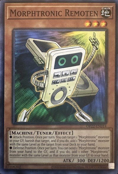 Morphtronic Remoten (OTS Tournament Pack 22) Light Play Unlimited - Nick Nack's Full Frontal Attack