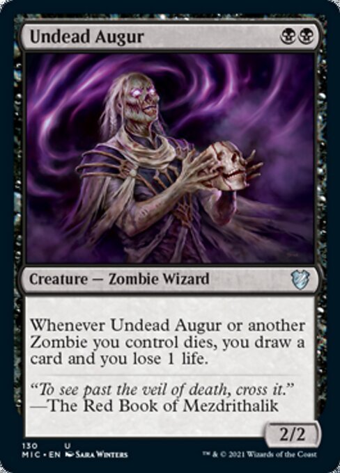Undead Augur (Commander 2021 Midnight Hunt) Near Mint - Nick Nack's Full Frontal Attack