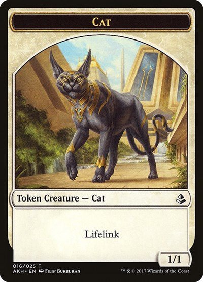 Cat Token (Amonkhet) Near Mint - Nick Nack's Full Frontal Attack