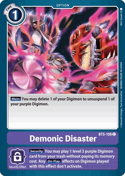 Demonic Disaster (Battle of Omni) Near Mint