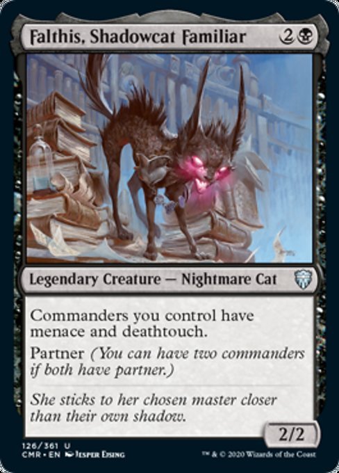 Falthis, Shadowcat Familiar (Commander Legends) Near Mint - Nick Nack's Full Frontal Attack