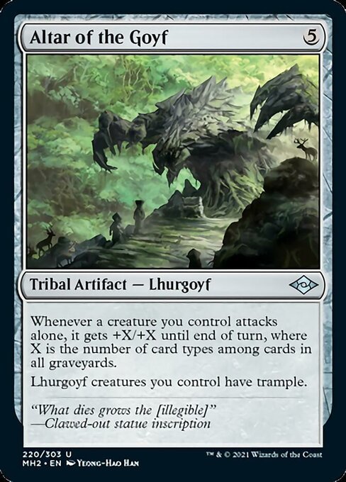 Altar of the Goyf (Modern Horizons 2) Light Play Foil - Nick Nack's Full Frontal Attack