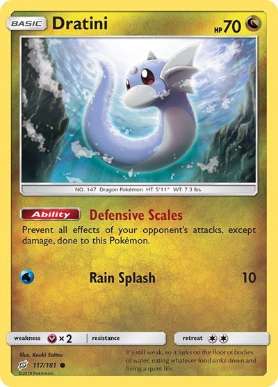 Dratini (117) (SM - Team Up) Near Mint - Nick Nack's Full Frontal Attack