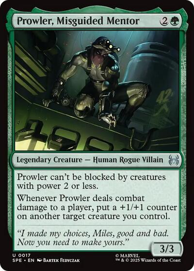 Prowler, Misguided Mentor (Marvel's Spider - Man: Eternal - Legal) Near Mint - Nick Nack's Full Frontal Attack