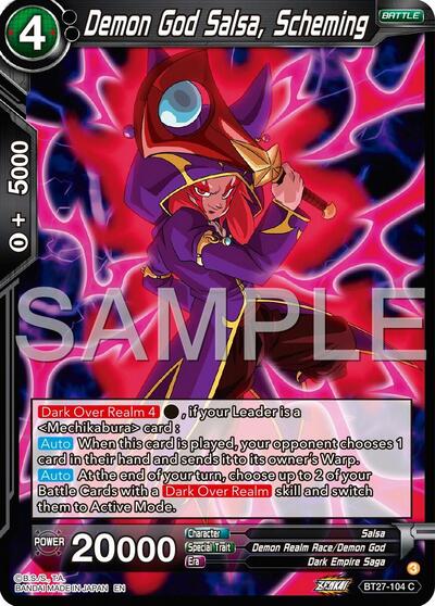 Demon God Salsa, Scheming (History of Z) Near Mint