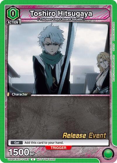 Toshiro Hitsugaya (083) (BLEACH: Thousand-Year Blood War Release Event Cards) Near Mint