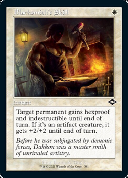 Blacksmith's Skill (Retro Frame) (Modern Horizons 2) Near Mint - Nick Nack's Full Frontal Attack