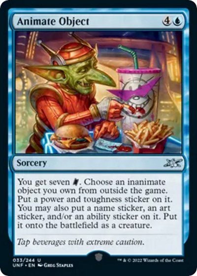 Animate Object (Unfinity) Near Mint - Nick Nack's Full Frontal Attack