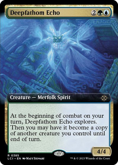 Deepfathom Echo (Extended Art) (The Lost Caverns of Ixalan) Near Mint - Nick Nack's Full Frontal Attack