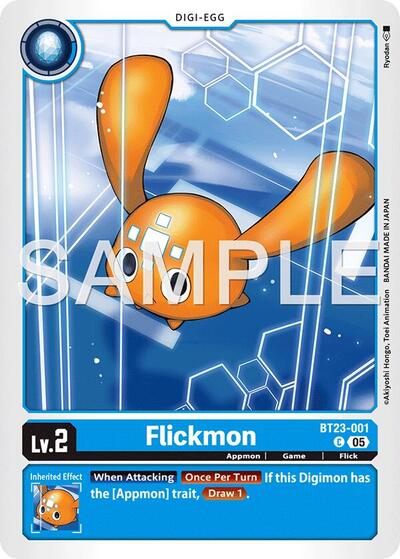 Flickmon (Hackers' Slumber) Near Mint - Nick Nack's Full Frontal Attack