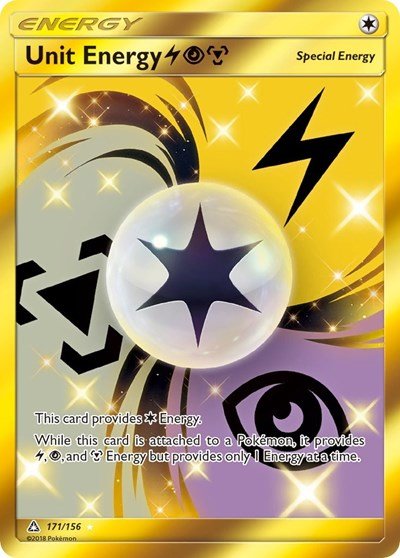 Unit Energy LPM (Secret Rare) (SM - Ultra Prism) Near Mint Holofoil - Nick Nack's Full Frontal Attack