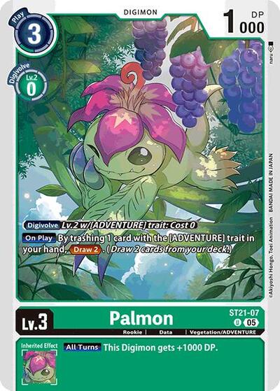 Palmon (Starter Deck 21: Hero of Hope) Near Mint